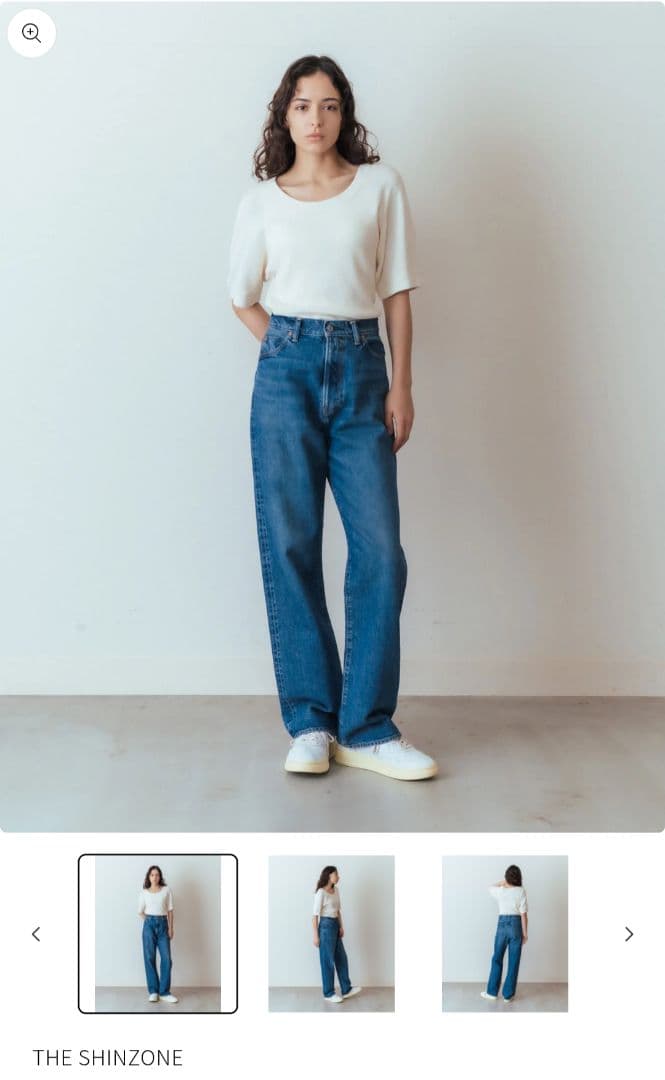 極美品 現行 THE SHINZONE MARILYN DENIM （BLUE）