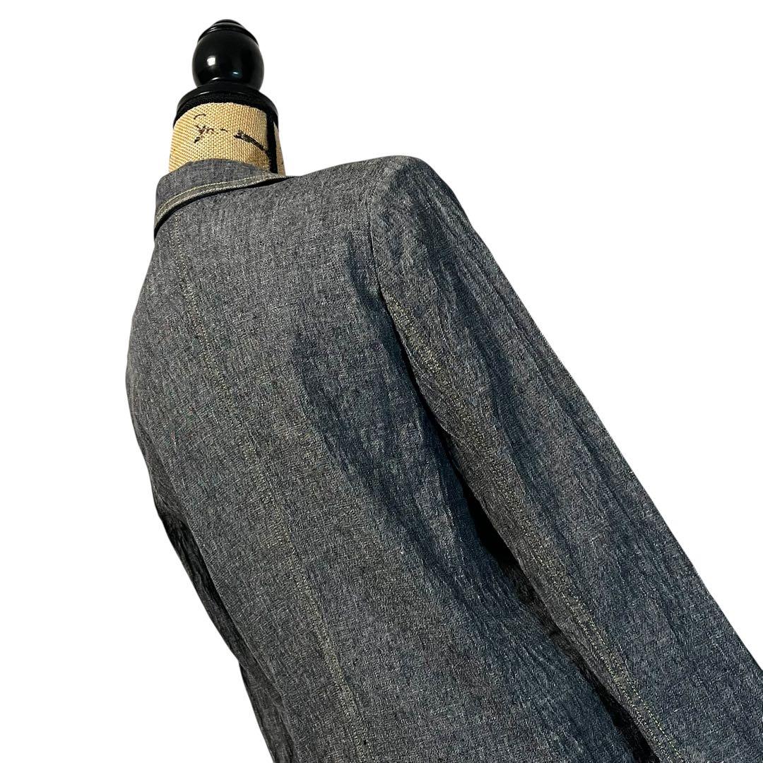 【大きいサイズ】【麻75%】【17号】DAKS ジャケット レディース