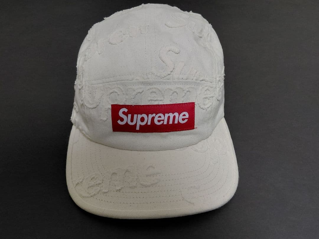【新品・未着用】 Supreme　Lasered　Denim　Camp　Cap