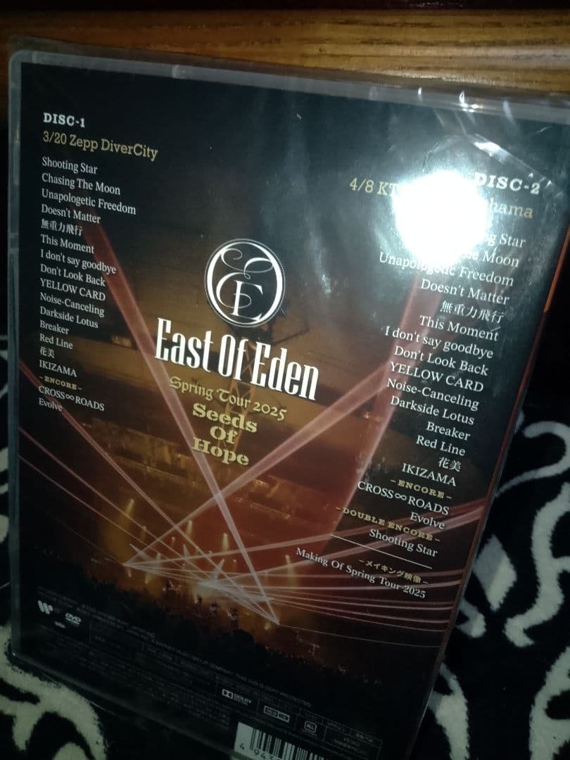 East of Eden　DVD 2025seeds of Hope