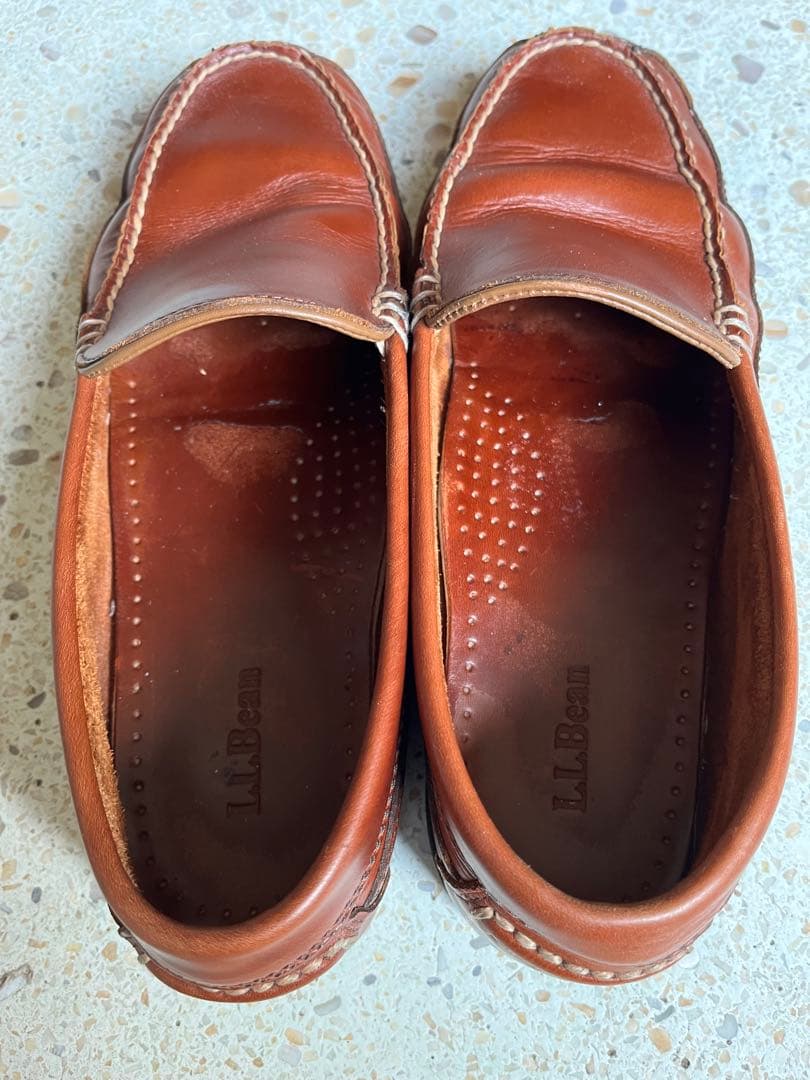 LL BEAN レザー モカシン　27センチ
