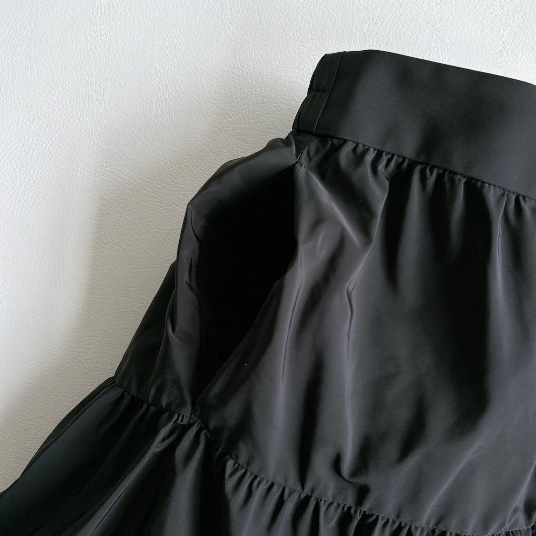 SHE Tokyo シートーキョー　Lisaリサ　ティアードスカート　黒　36