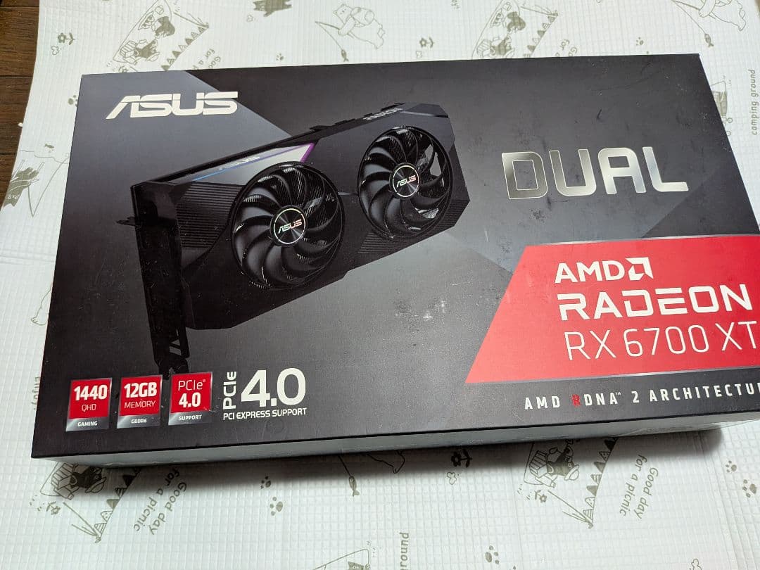 ASUS　Radeon RX6700XT DUAL