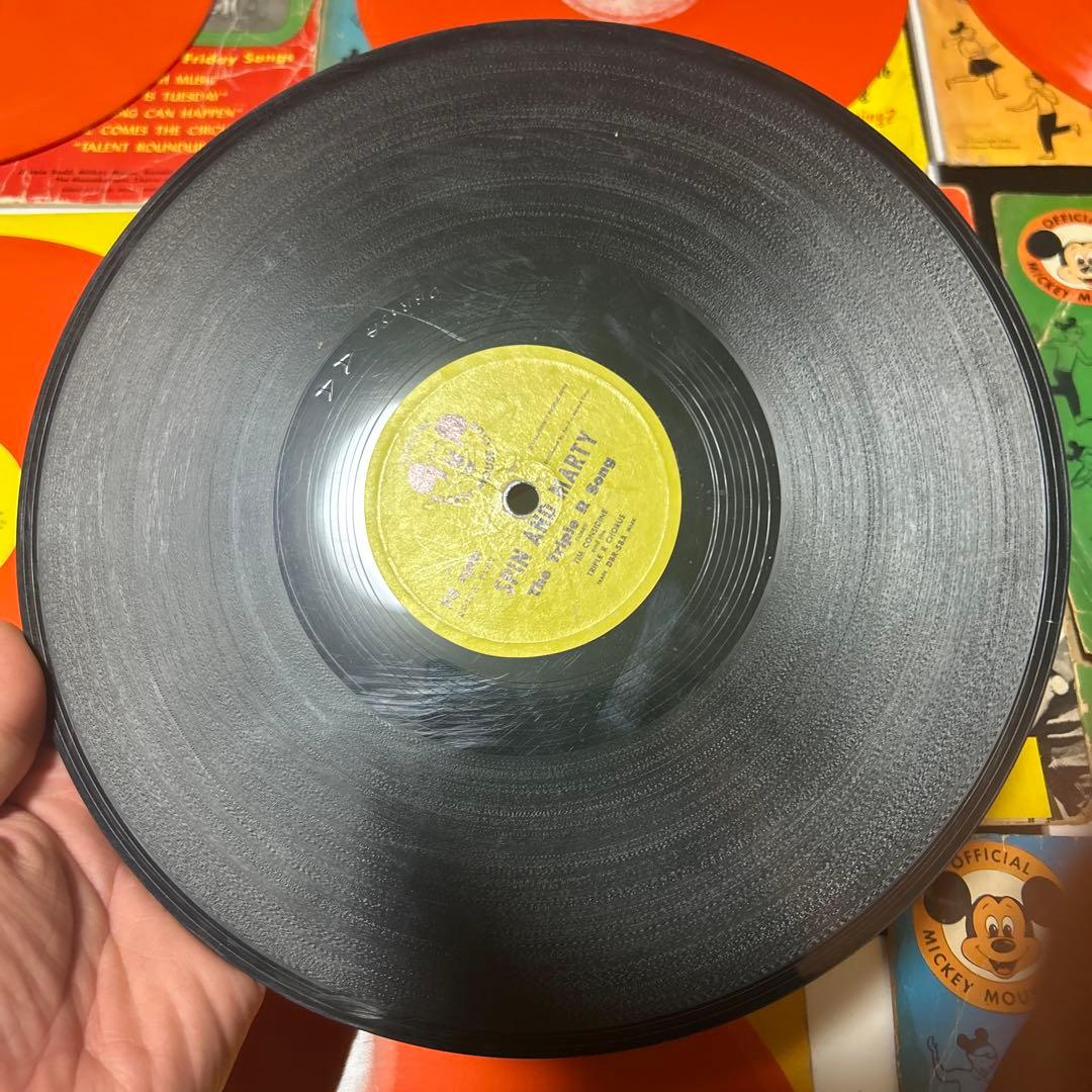 SPレコード8枚セット！ディズニーのレコード、SP盤