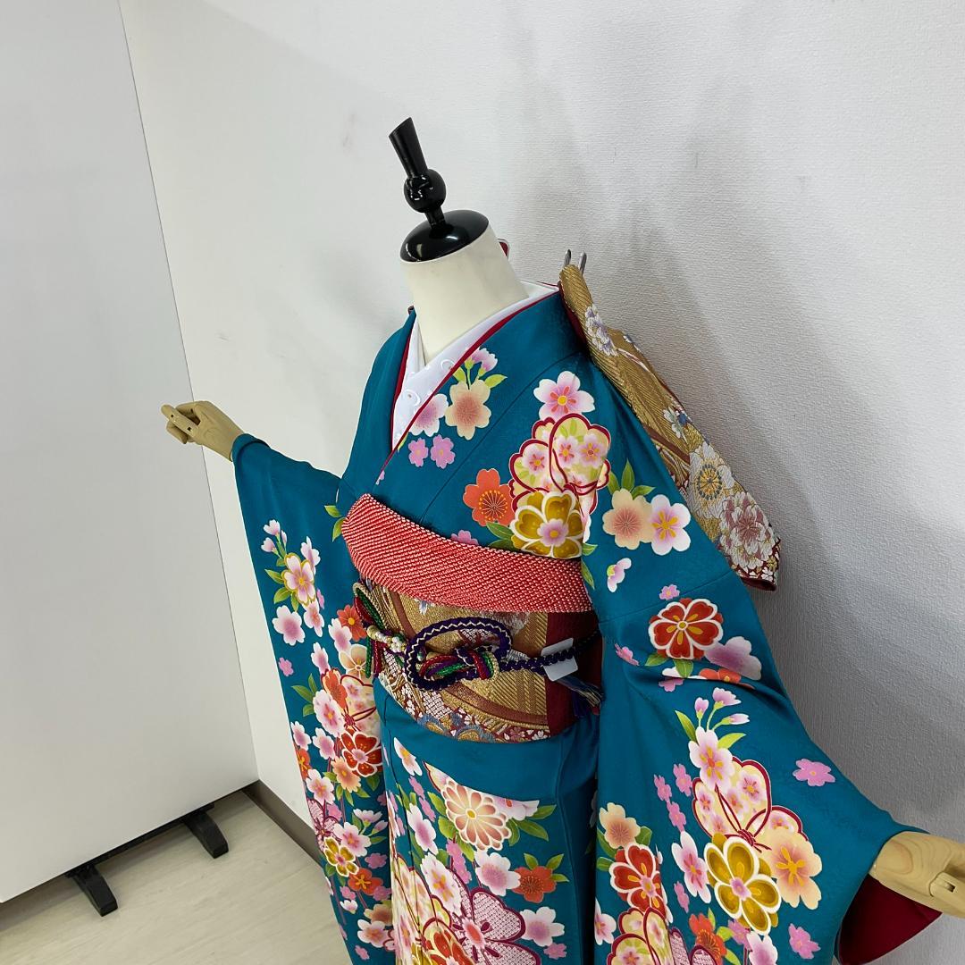 お振袖　正絹　美品　成人式