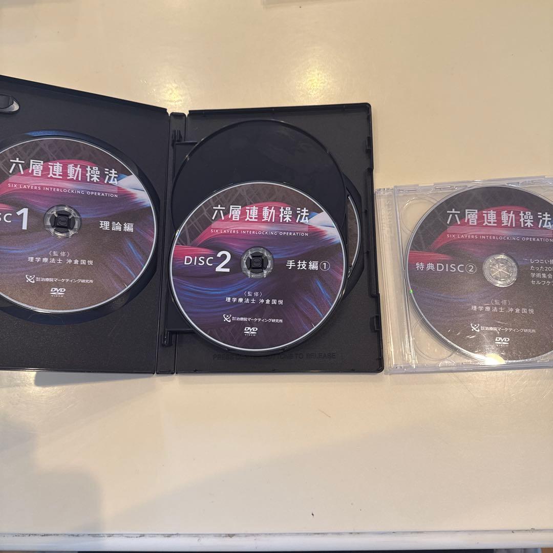 六層連動操法 DVD 4枚組　特典DISC①②付き