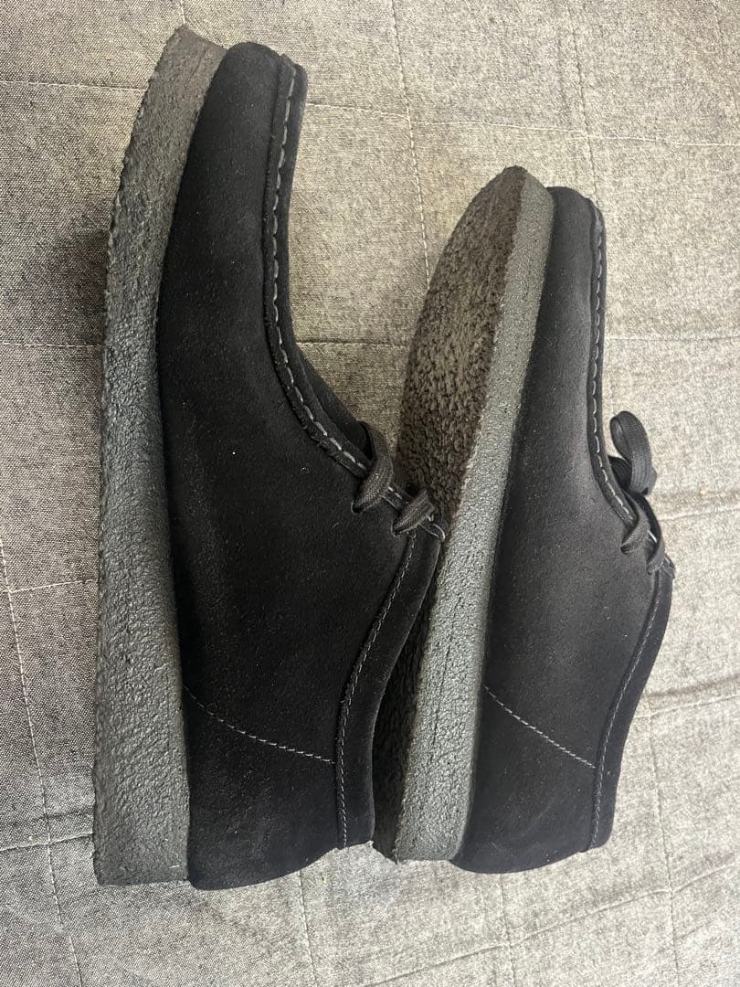 Clarks Originals Wallabee 黒スエード26.5cm