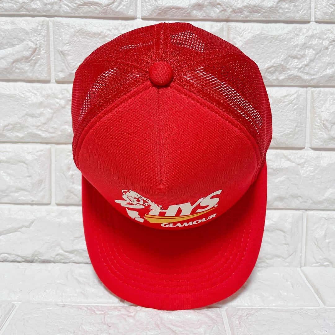 【2020SS】 ヒステリックグラマー TRANSPORT キャップ Y2K 赤