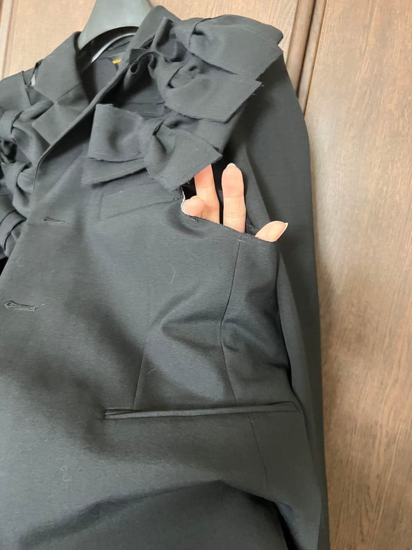 ★COMME des GARÇONSデザインジャケット美品ーSー