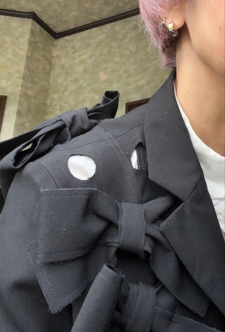 ★COMME des GARÇONSデザインジャケット美品ーSー
