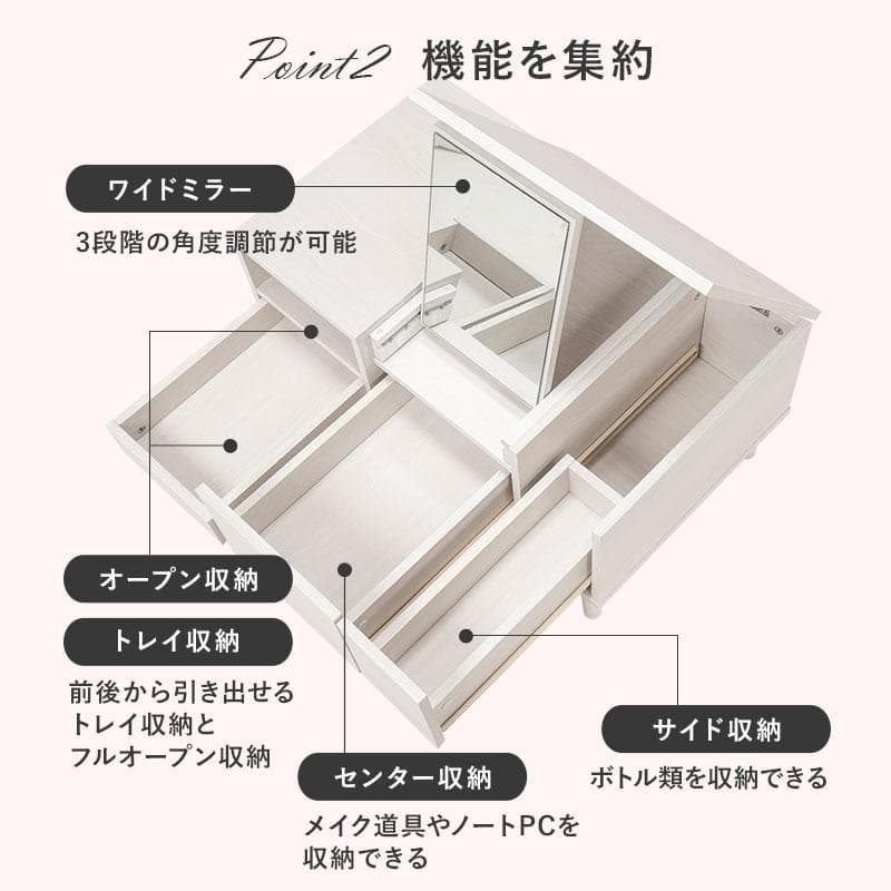 送料無料【新品】コスメ ドレッサーデスク　アウトレット
