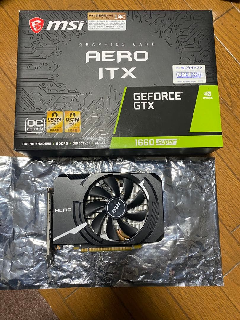グラフィックボード・グラボ・ビデオカード MSI GTX 1660 Super AERO ITX