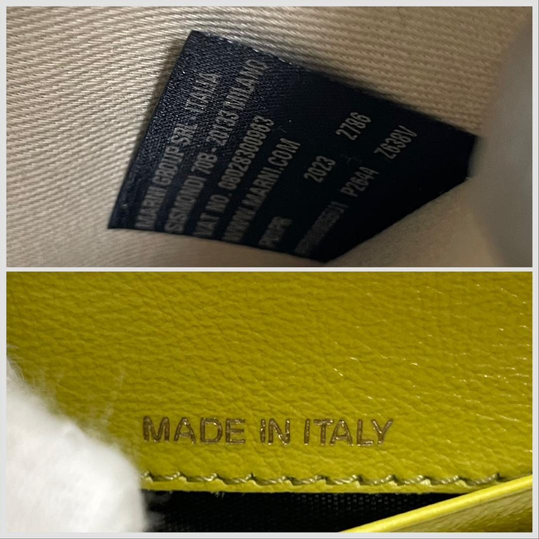 未使用級✨MARNI 二つ折り財布 ミニウォレット TRIFOLD WALLET