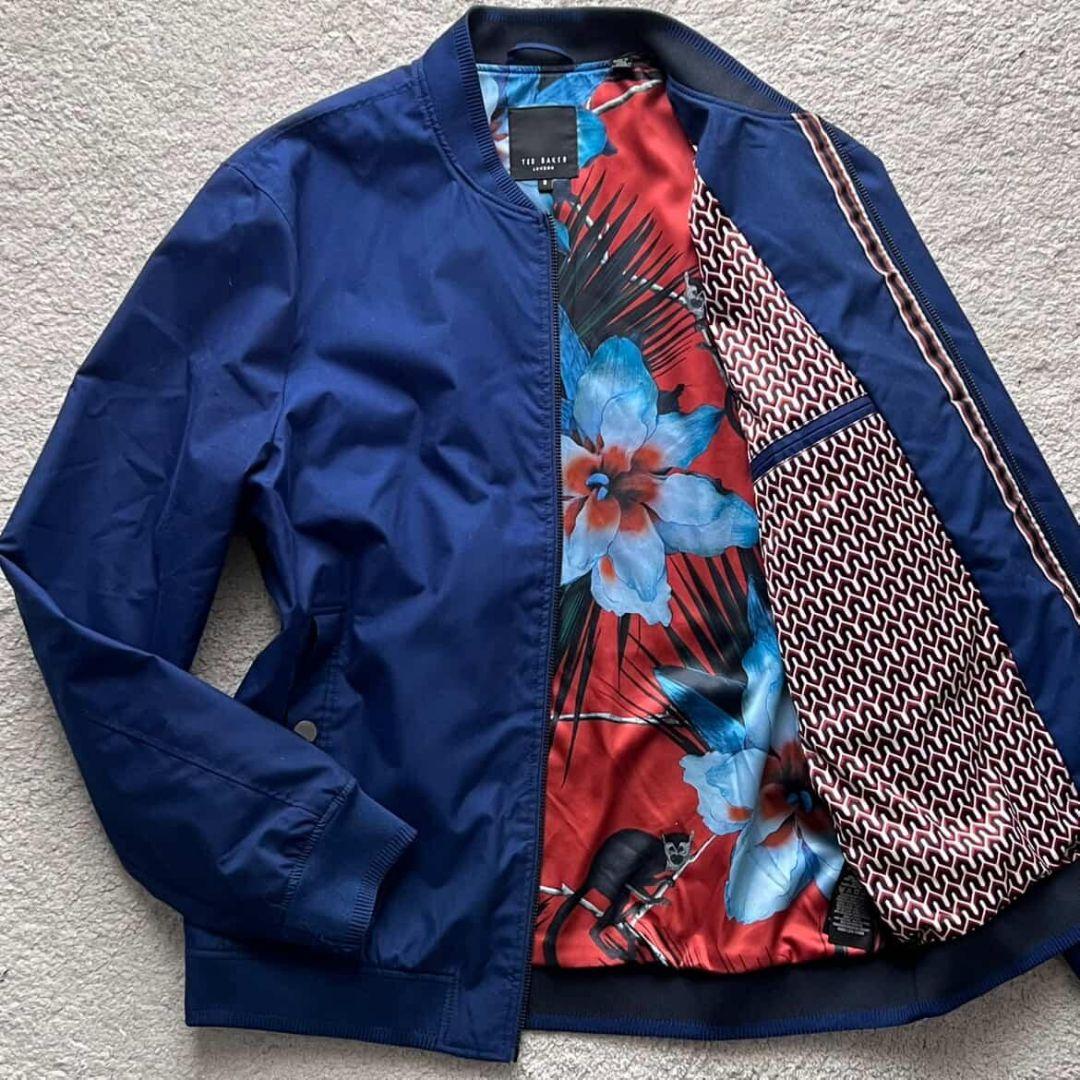 ✨️一点物✨️TED BAKER ジャケット ブルゾン 短丈 花柄 総柄 3
