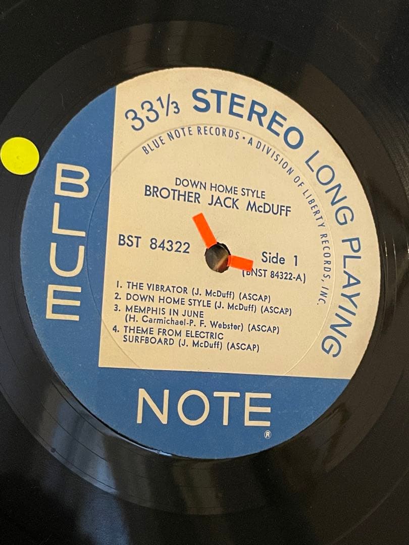 洋楽 BROTHER JACK McDUFF / DOWN  STYLE