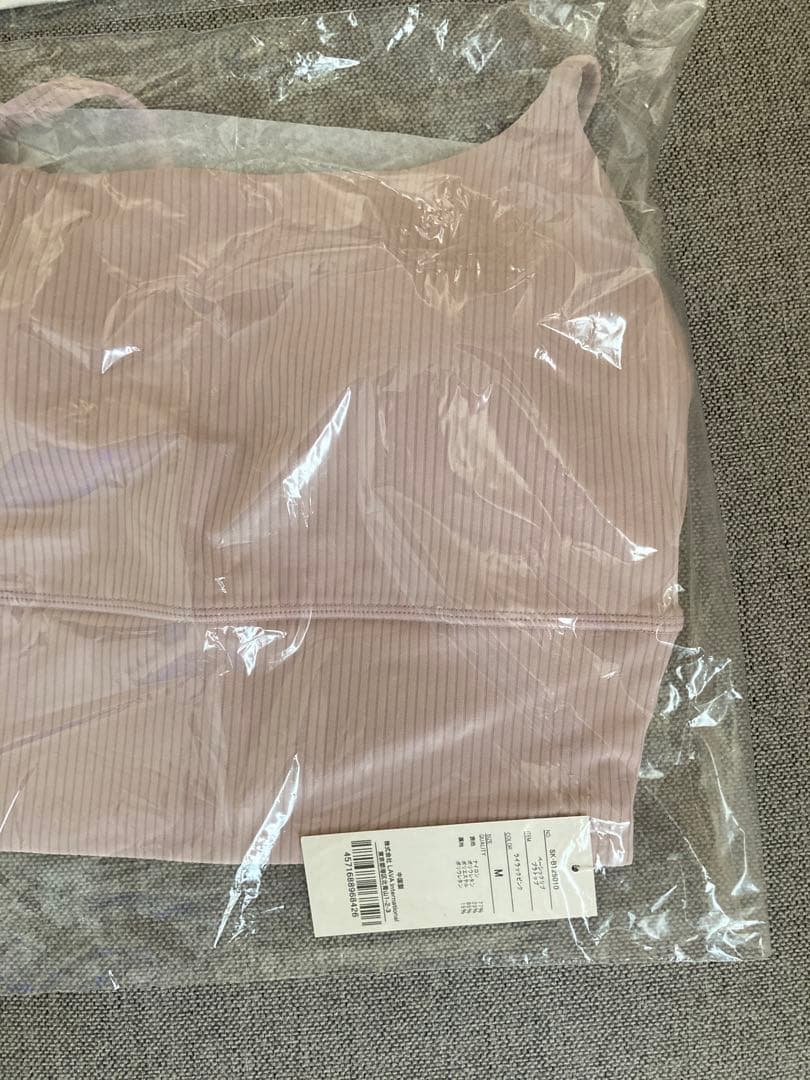 SUKALA ベーシックリブブラトップライラックピンク　Mサイズ新品未開封
