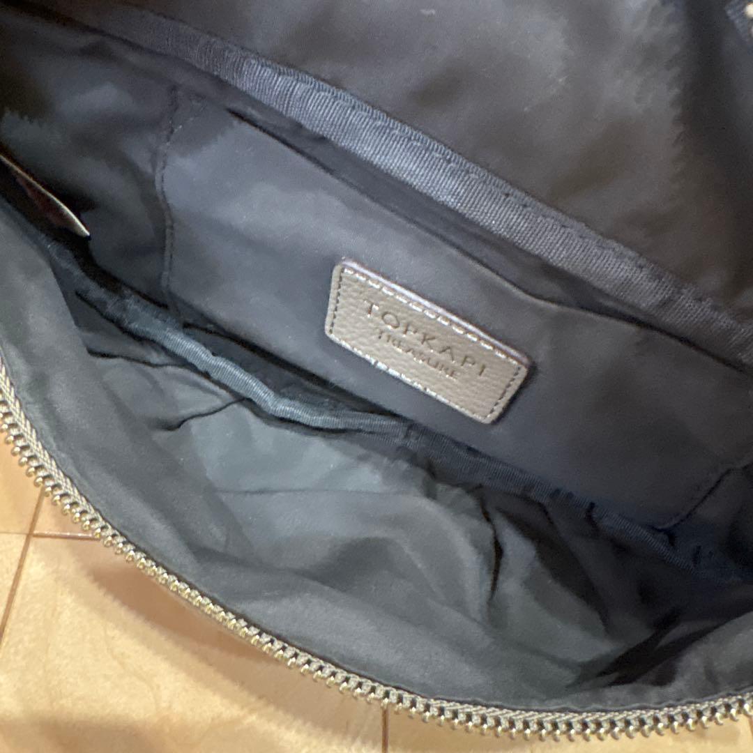 超美品トプカピ TOPKAPI TREASUREボディバッグサコッシュグレージュ