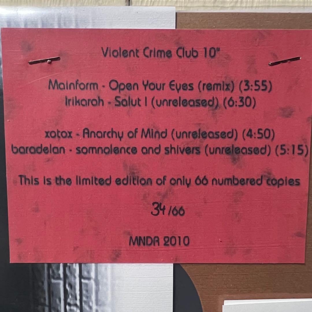 violent crime club sp-edition 66枚限定