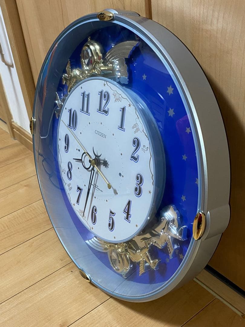 CITIZEN 電波掛け時計 メロディ6曲 揺れる飾り 38cm