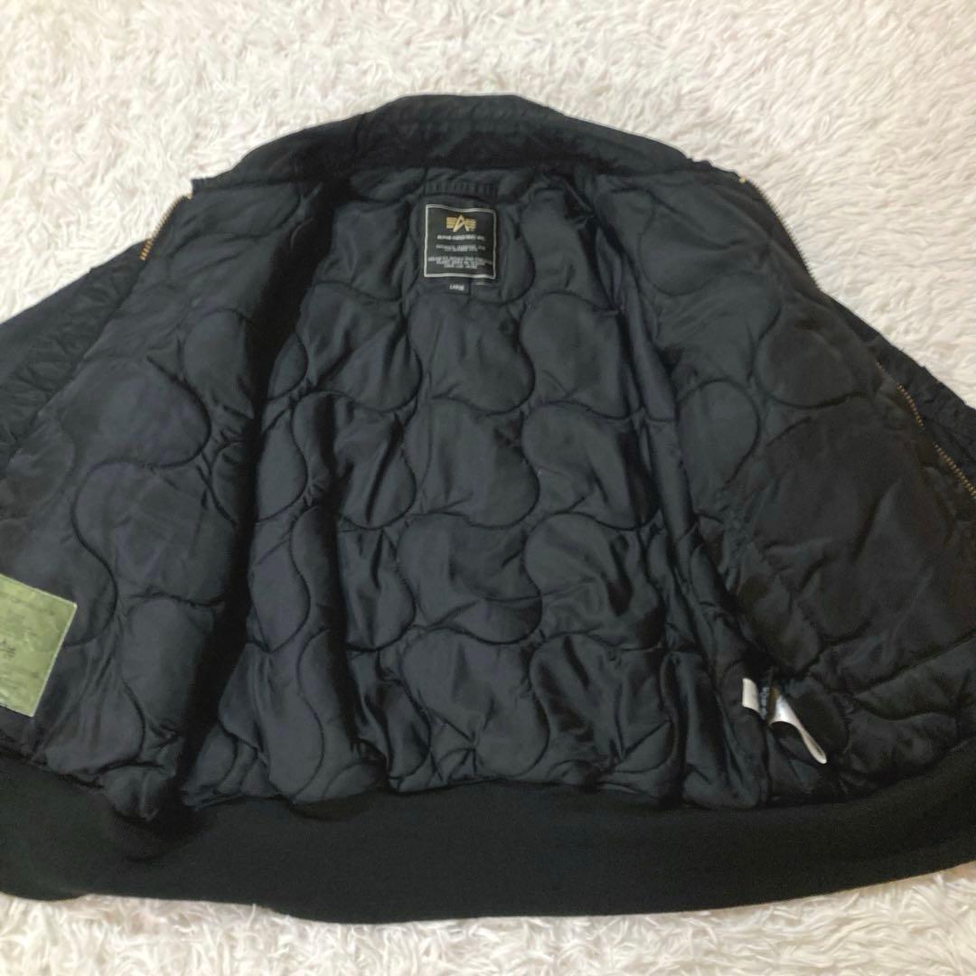 アルファインダストリーズ　ロゴパッチ CWU-45P ブラック　L