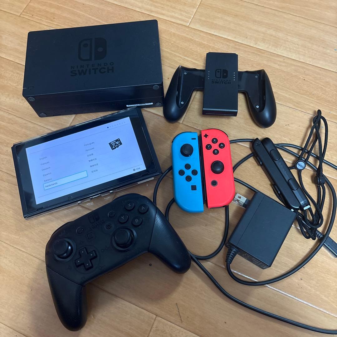 Nintendo Switch 本体 Joy-Con、プロコン付き