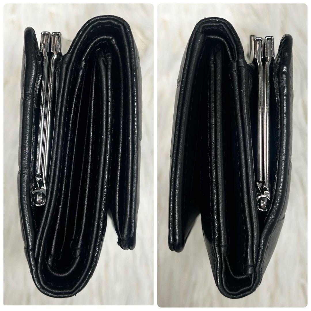 箱付き✨ ヴィヴィアンウエストウッド クロコ型押し 3つ折り財布 がま口 レザー