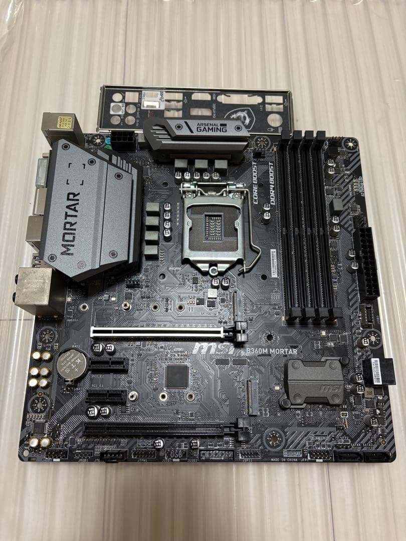 intel i5 9400F➕MSI B360M MORTARマザーボード動作品