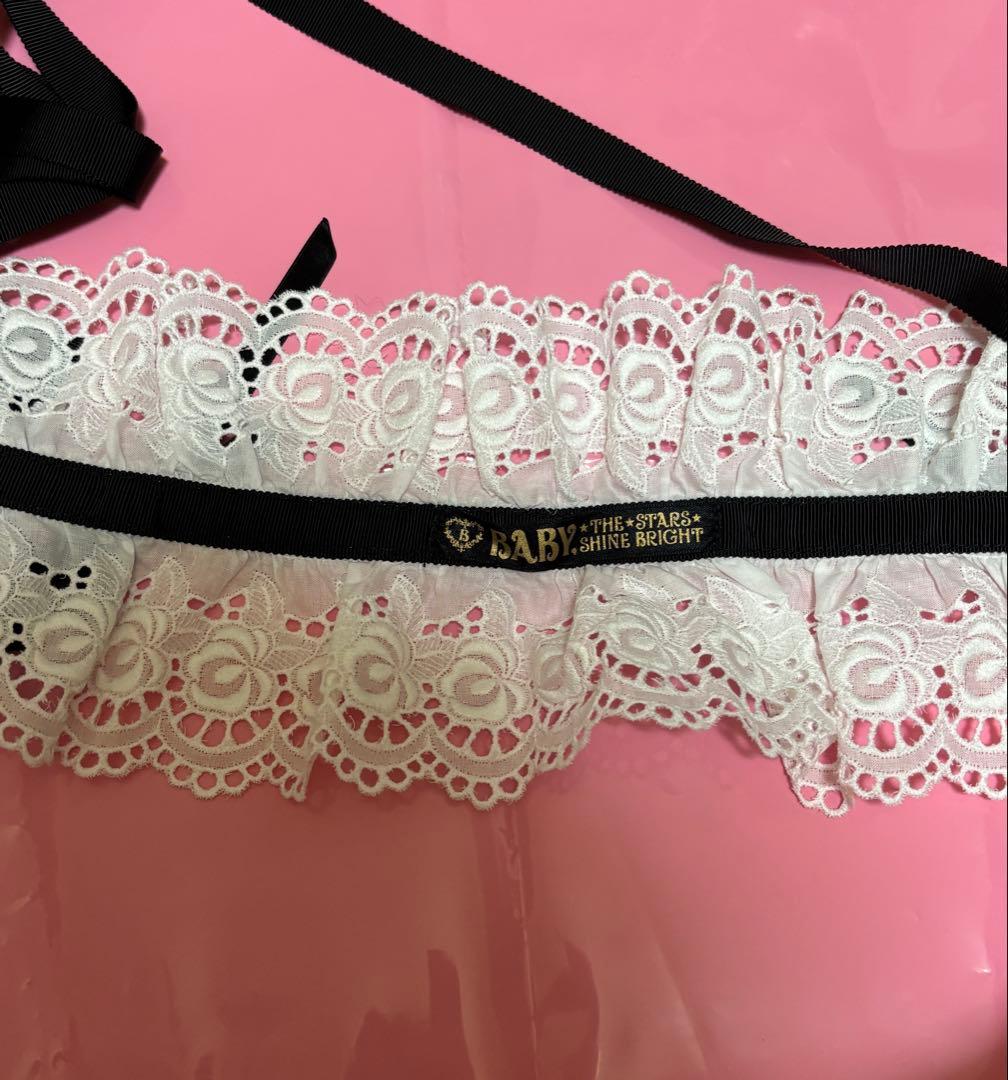 BABY Fallin'Ribbonヘッドドレス 黒白