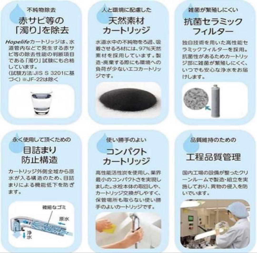 SENT026KA 交換用 浄水カートリッジ混合水栓サラサラワイドシャワー 3本