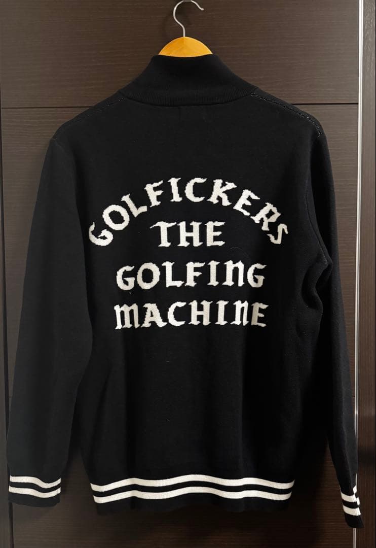 GOLFICKERS ジップアップ コットンニットブルゾン M