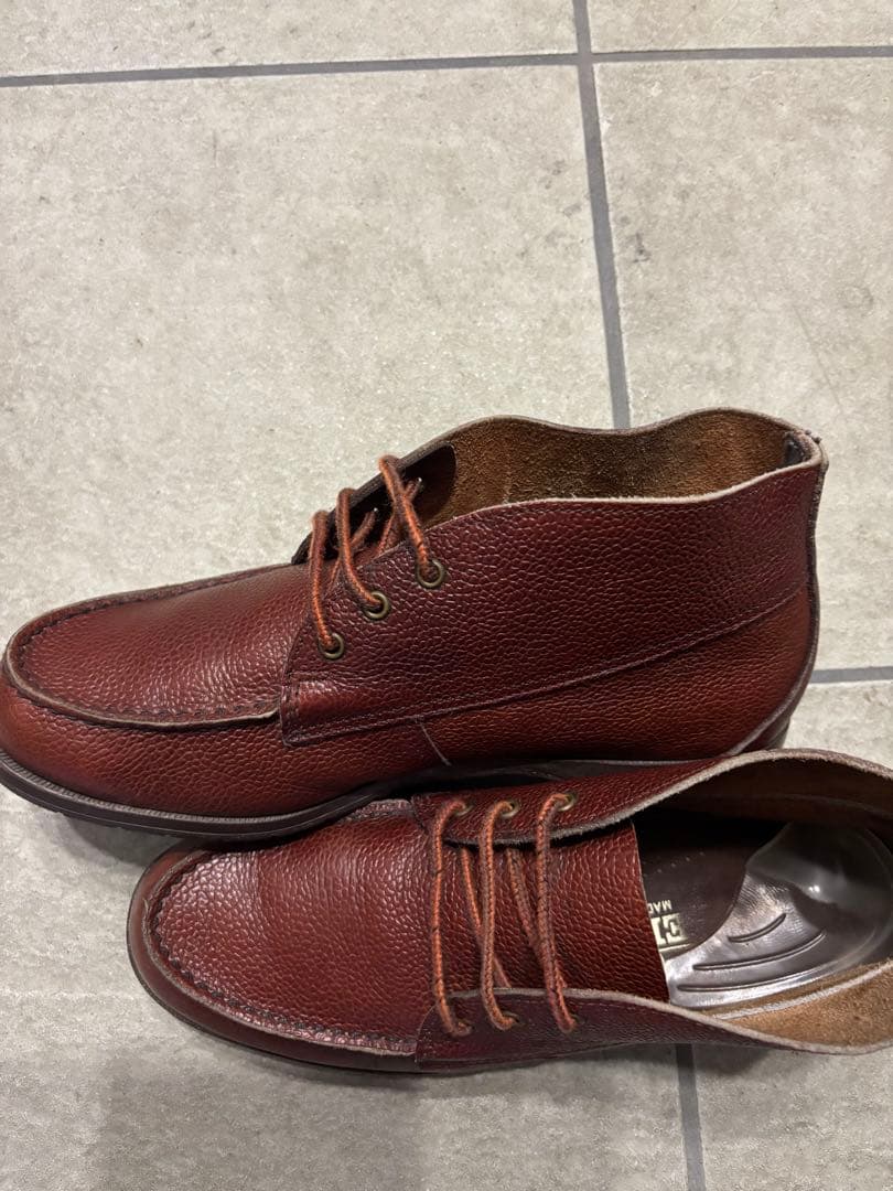 SEBAGOブラウン レザーモカシン made in USA ビンテージ