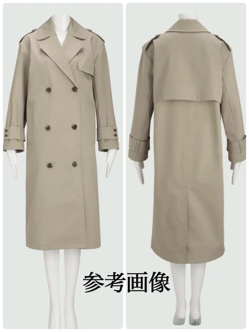 美品　セオリー　2025 ロング　トレンチコート　ベージュ　定価86900円