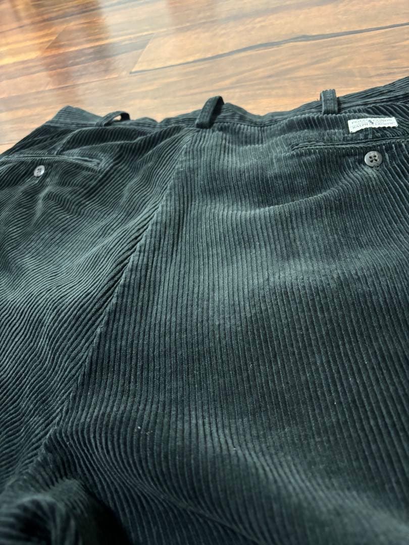 90s Ralph Lauren コーデュロイ パンツ ポロコーズ ブラック