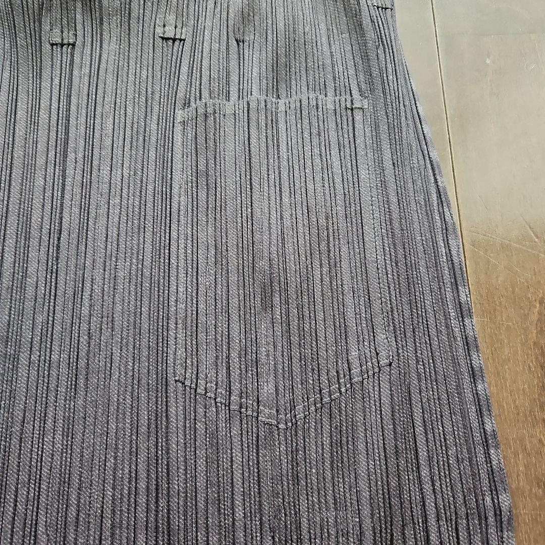 PLEATS PLEASE スカート ダークグレー 訳あり S