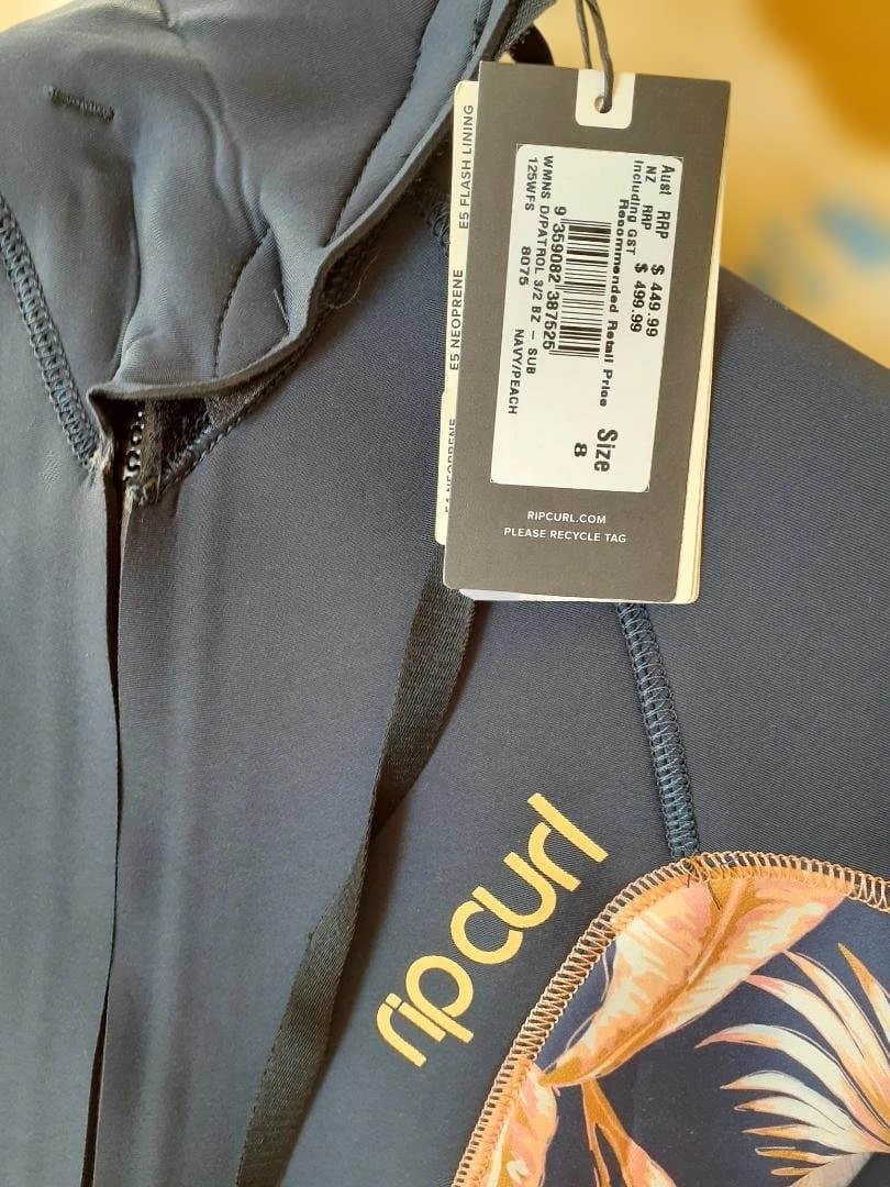 【掲載終了4月15日】【新品】ripcurl フルスーツウェットスーツ ネイビー