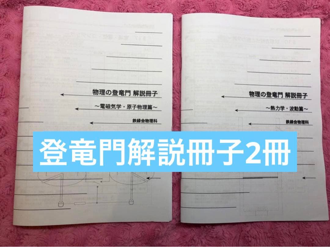 【yoshiki 様】鉄緑会　数学　物理　2点セット（計4冊）