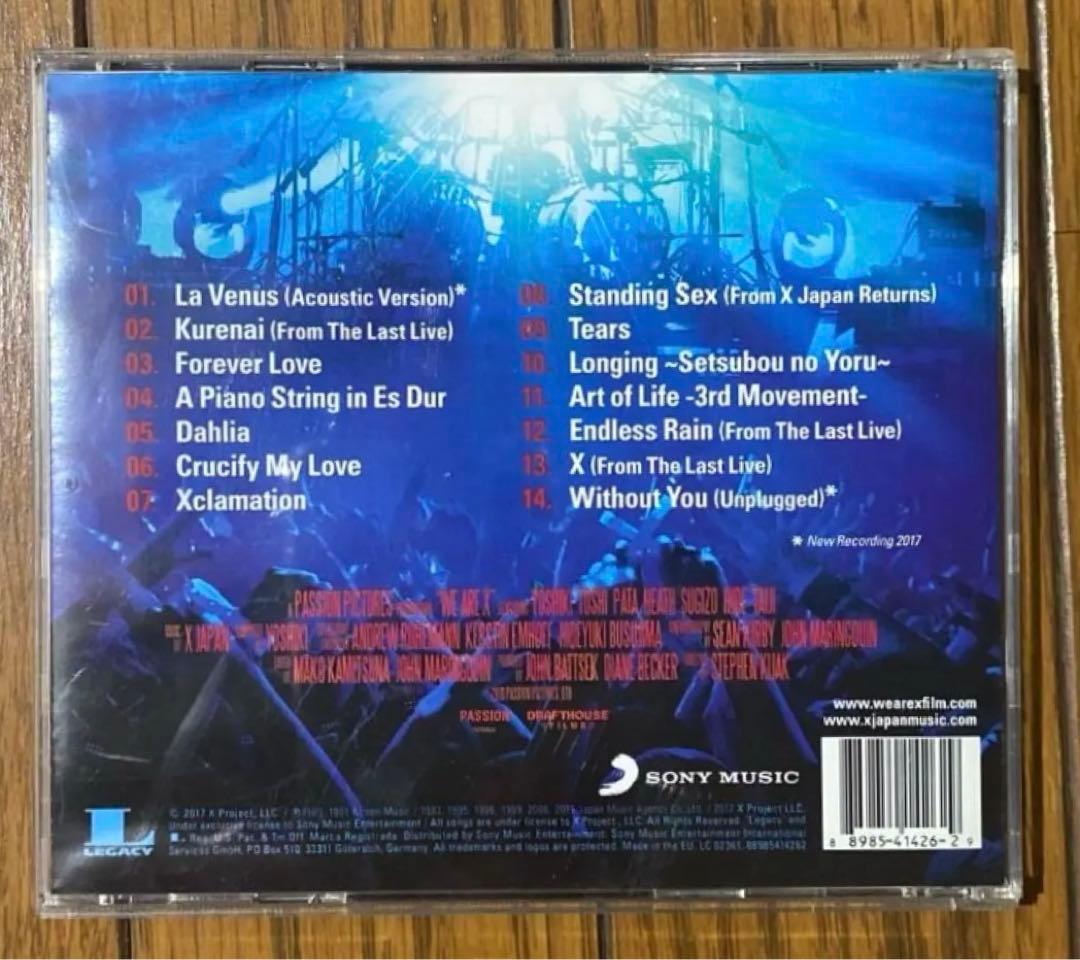 非売品特典付レア輸入盤「WE ARE X」サウンドトラック/ X JAPAN