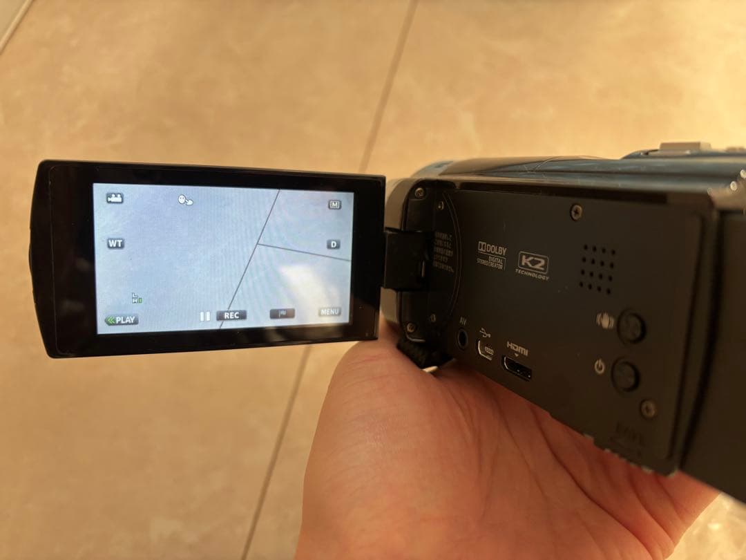 JVC Everio ビデオカメラ 本体 65倍ズーム