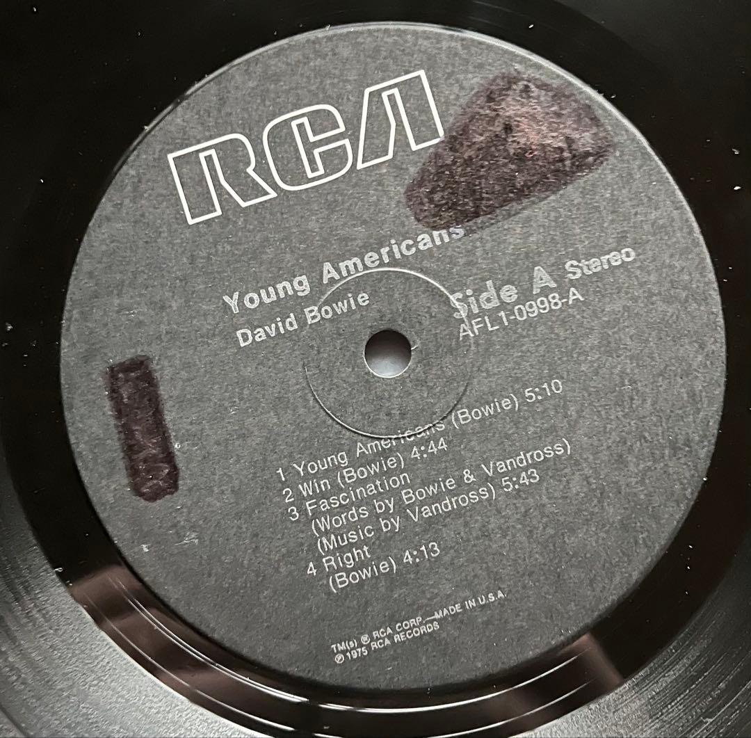 デヴィッド・ボウイ　Young Americans MAINMAN RCA