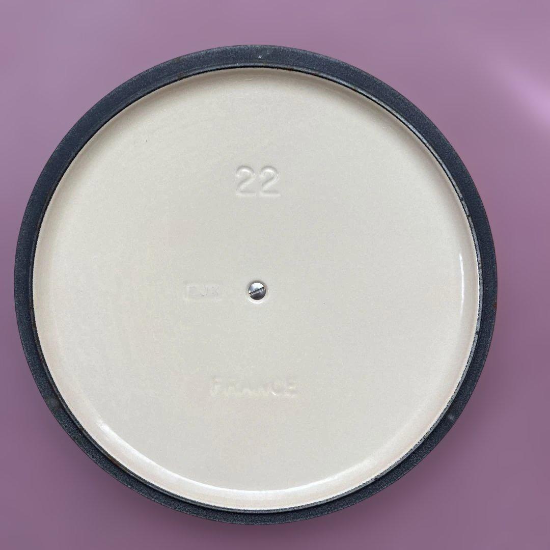 LE CREUSET オレンジ 両手鍋 22cm