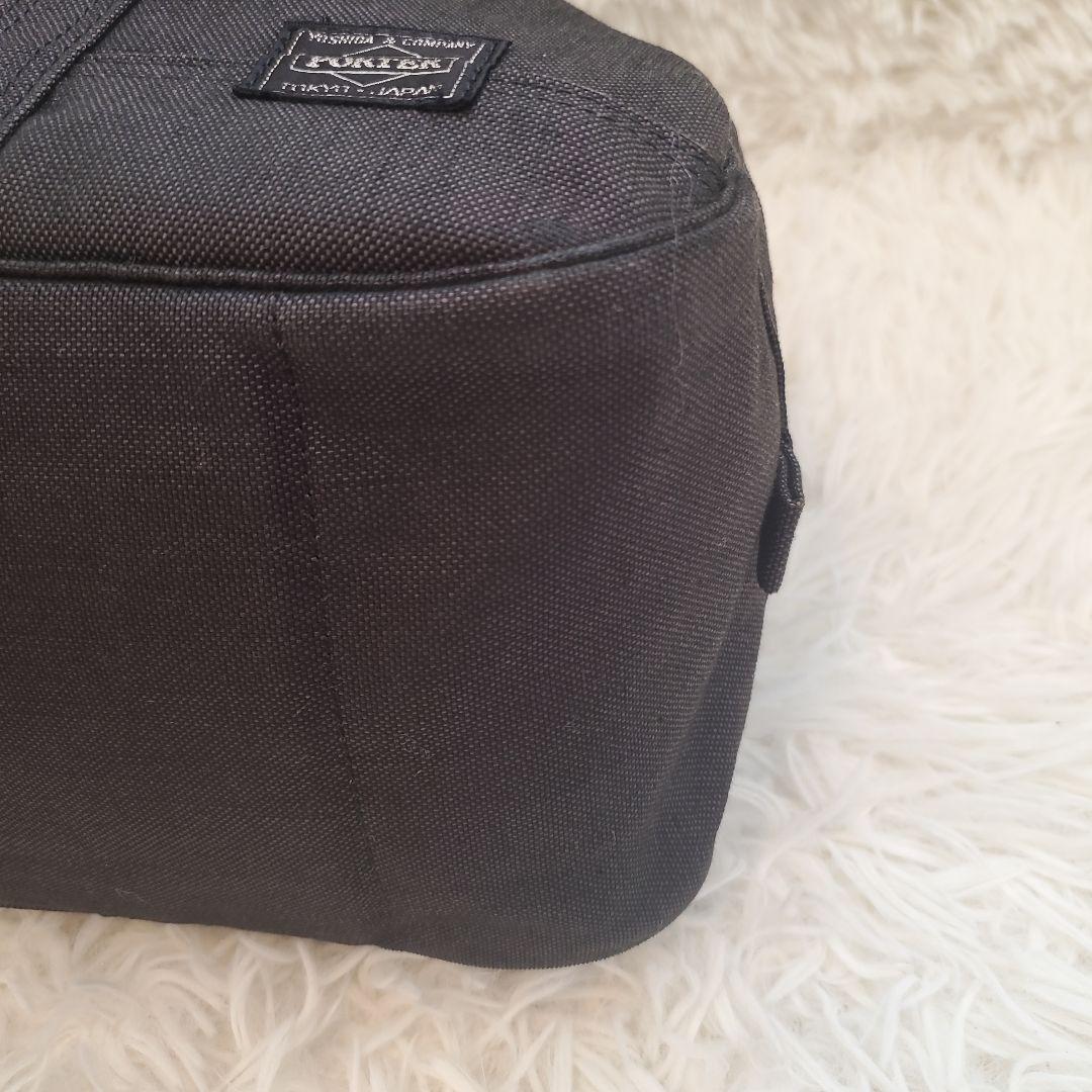 ⭐未使用級廃盤⭐PORTER スモーキー ブラック ボストンバッグ デニム