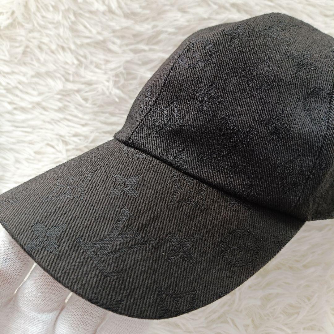 しげちゃん様　美品✨️　ヴィトン　モノグラム　キャップ　帽子　ブラック　黒　M7