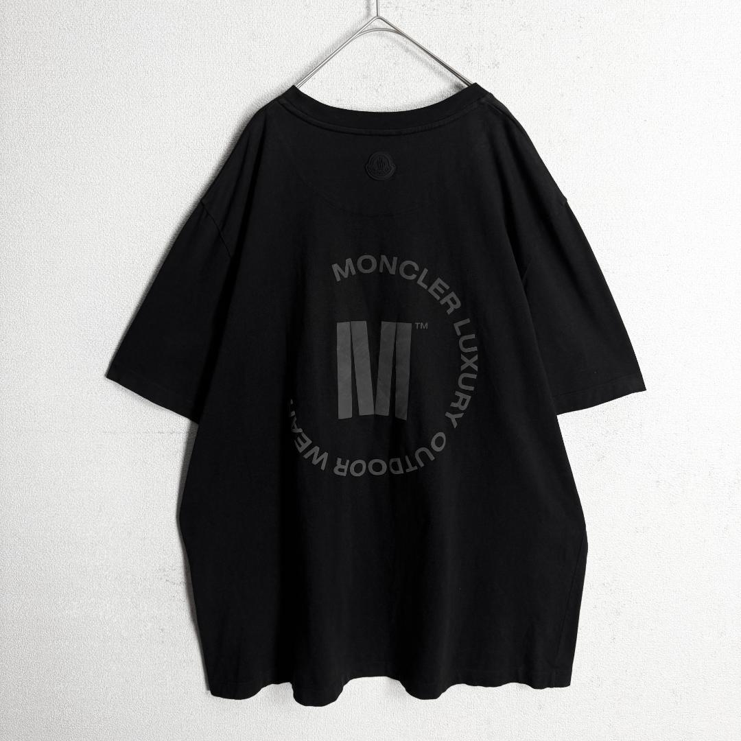 【高級モデル☆ラバーロゴ】モンクレール バックデザイン Tシャツ 半袖