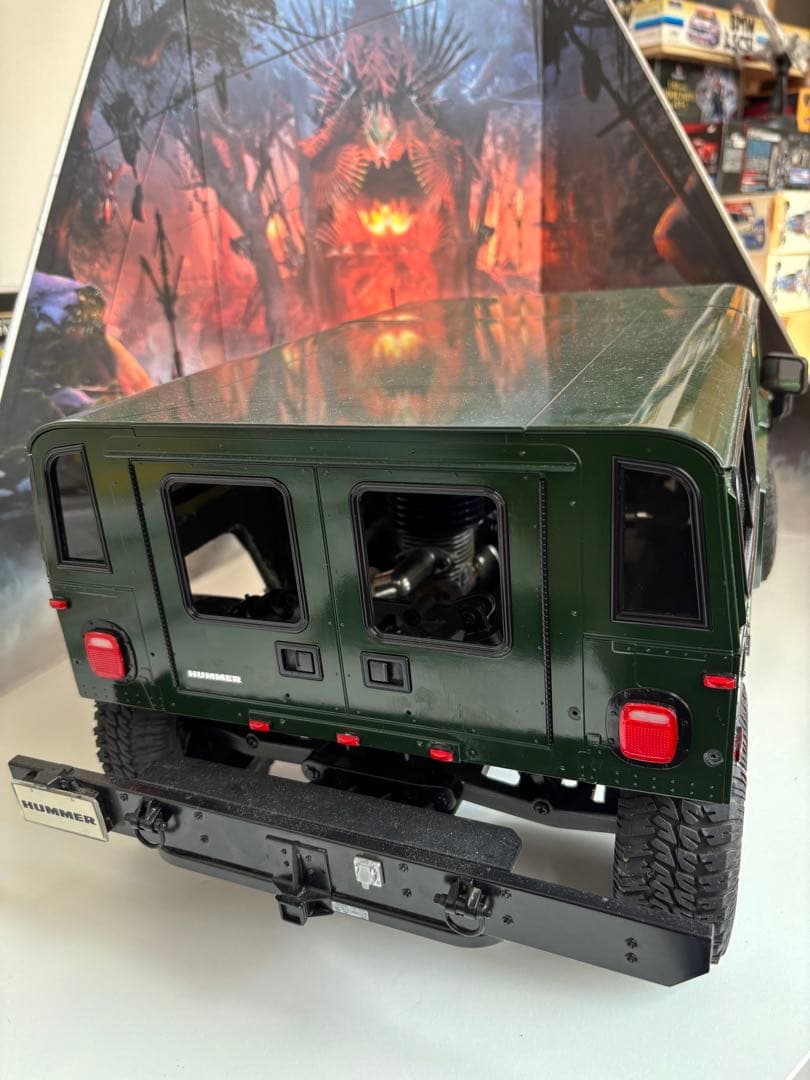 ディアゴスティーニ ハマーH1 1/8 エンジンラジコン 完成品 プロポ付