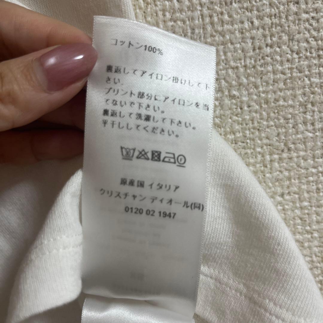 【日本限定】ディオール コットン フリル Tシャツ XS