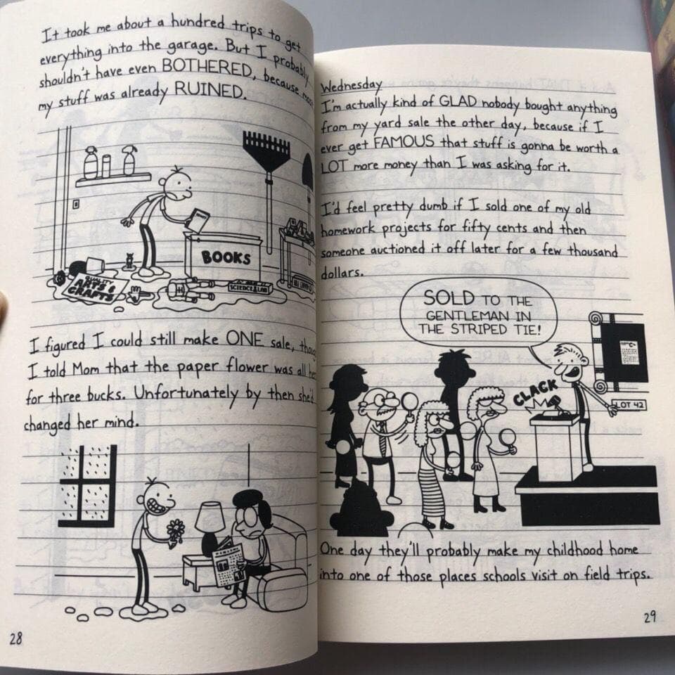 Diary of a Wimpy Kid グレッグのダメ日記 英語勉強 24册
