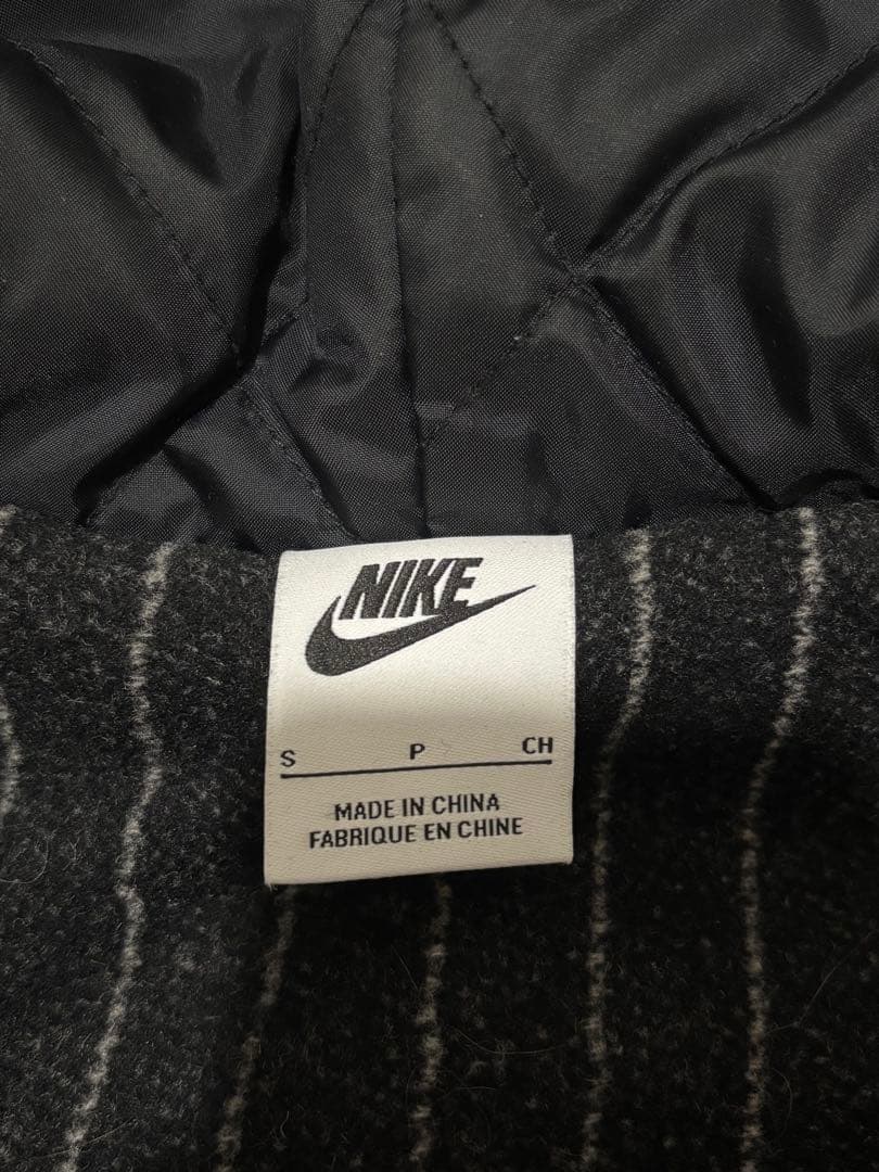 ジャケット・アウター Stussy x Nike Striped Wool Jacket