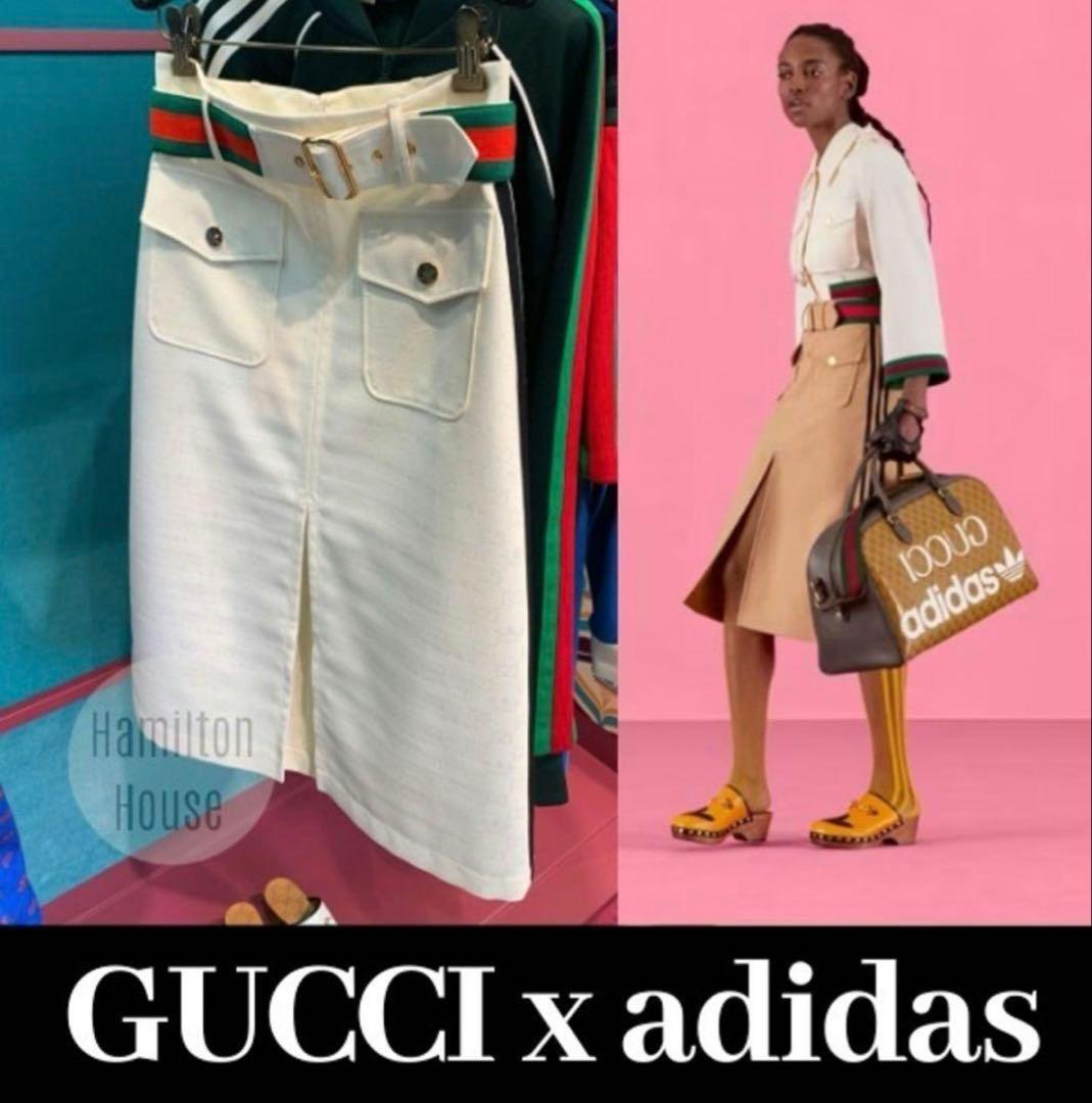 【期間限定セール】adidas ×GUCCI タイトスカート 36 未使用品