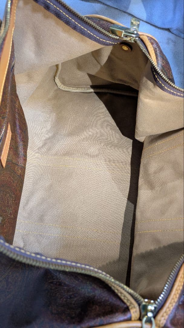 Etro エトロ ペイズリー柄 ボストンバッグ 旅行 大容量