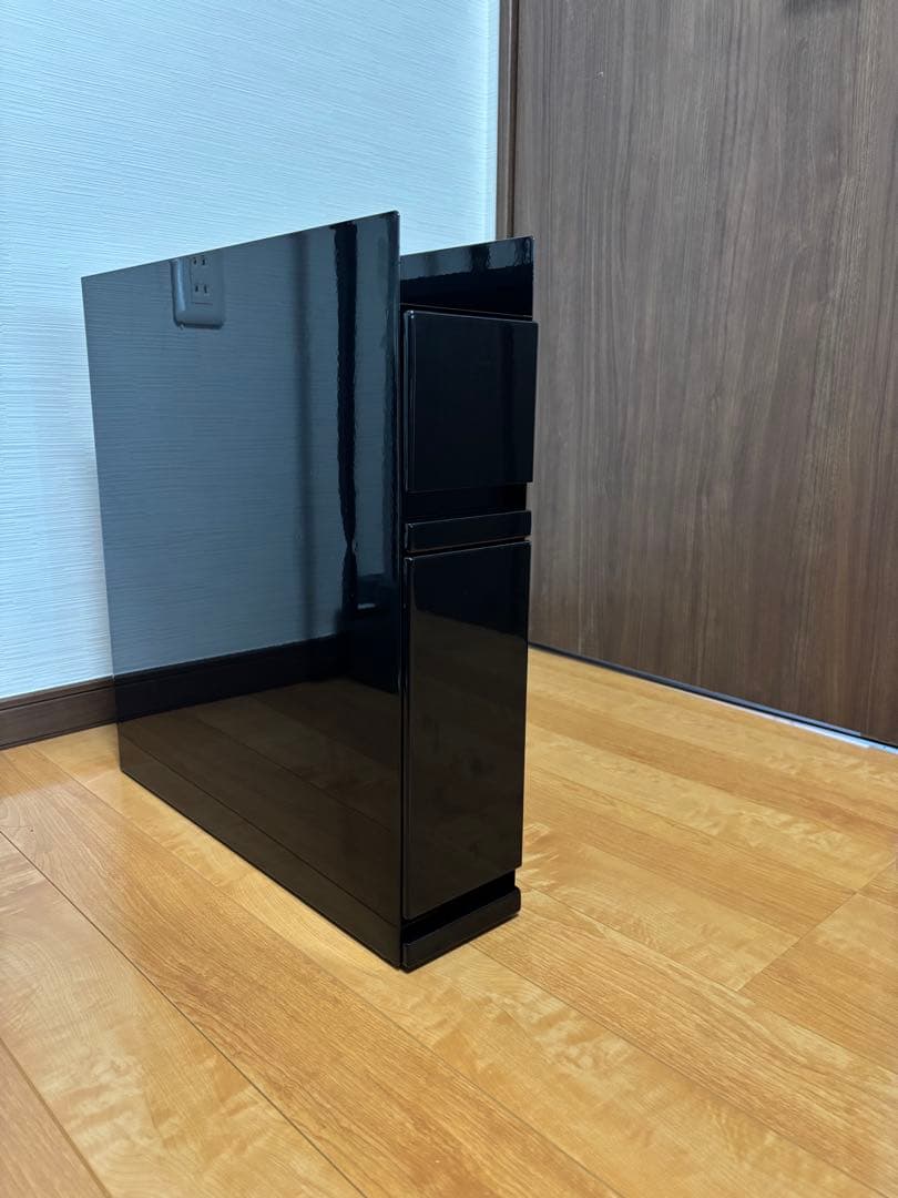山崎実業　Tower 隠せる調味料ラック ２段 KT-TW RF ブラック